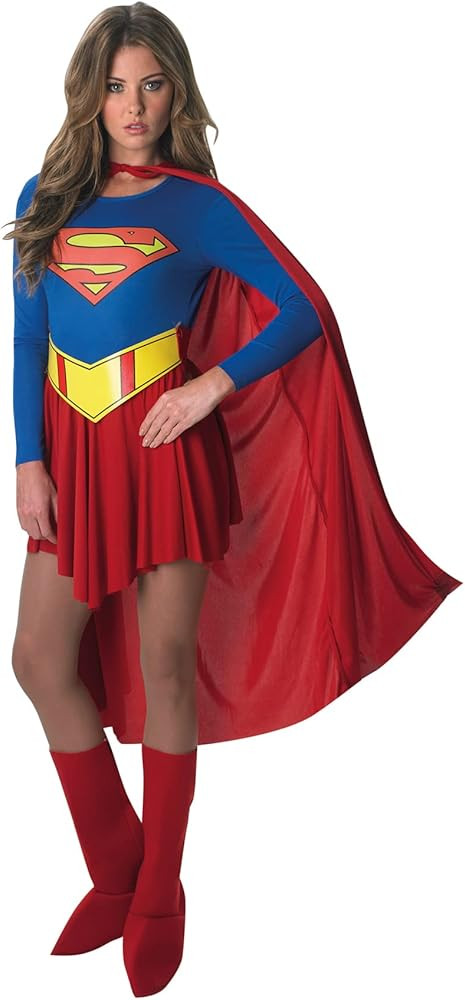 Rubie'S DC Comics Deluxe Supergirl Costume, Red/Blue, Medium | Amazon (US)