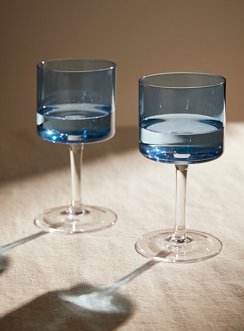 Two-tone wine glassesSet of 2 | Simons