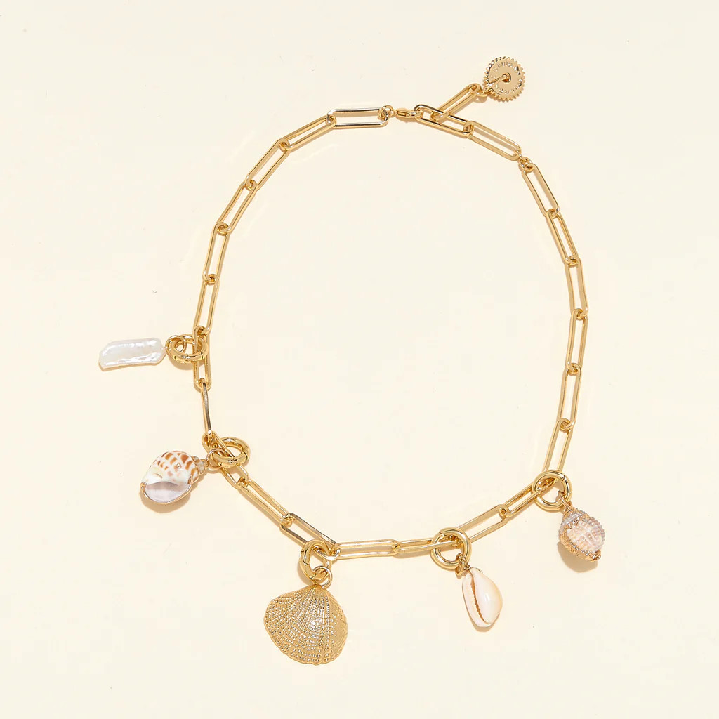 Neptune Charm Necklace Gold | Mignonne Gavigan