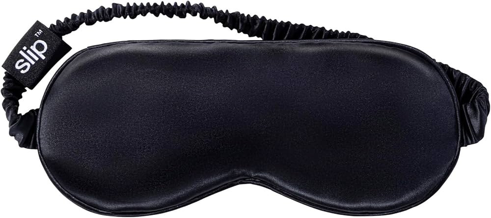 slip Pure Silk Sleep Mask - Black | 100% Mulberry Silk, Ultra Soft & Comfortable, Blocks Light fo... | Amazon (CA)