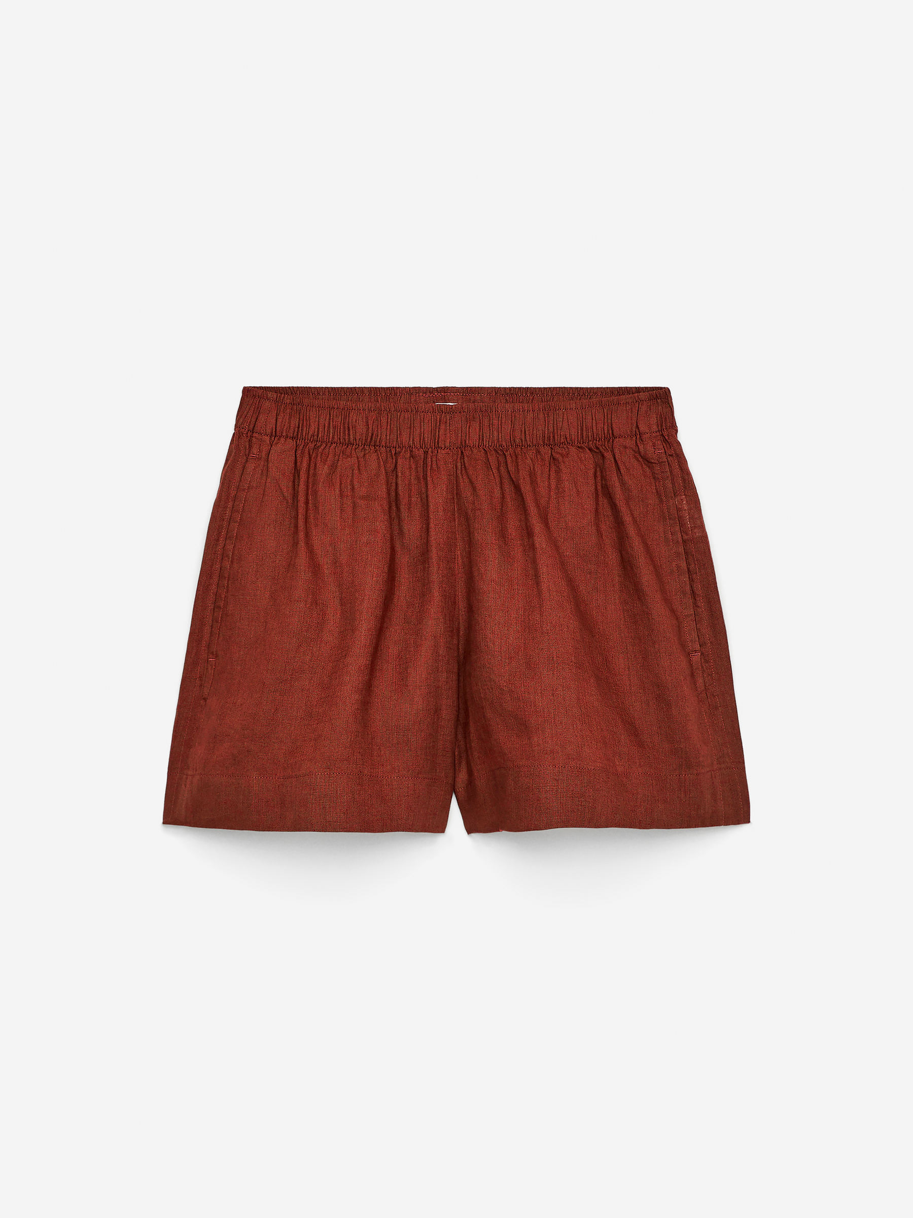 Linen Shorts – Rust – Women – ARKET GB | Arket UK