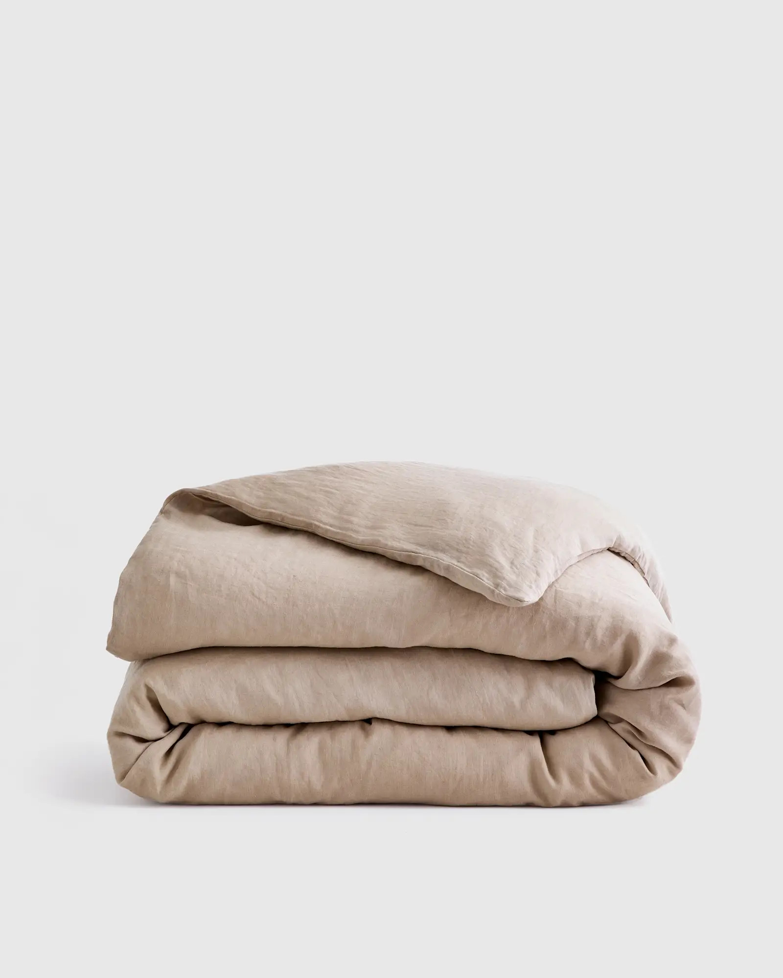 European Linen Duvet Cover in Toffee | Quince