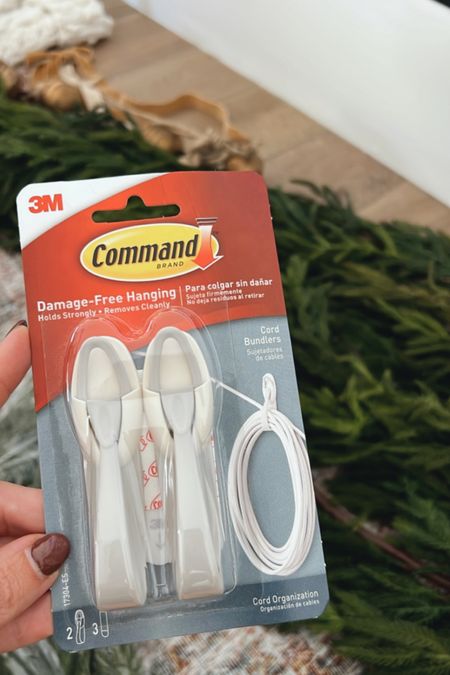 These command cord bundlers are perfect for hanging garland on your mantel, sideboard, or mirror. 

#LTKHoliday #LTKhome #LTKfindsunder50