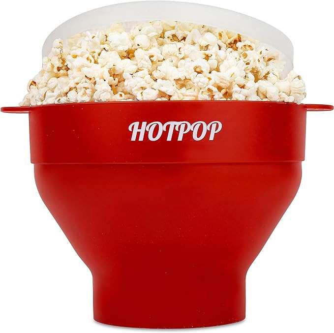 The Original Hotpop Microwave Popcorn Popper, Silicone Popcorn Maker, Collapsible Microwave Popco... | Amazon (US)