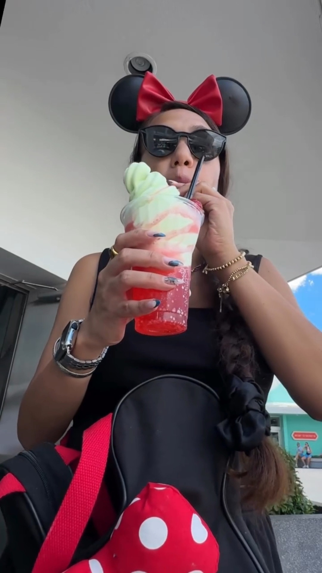 Cherry Limeade Float at Magic Kingdom 🍒🍋‍🟩✨

I really loved this one. If you like Shirley Temple-style drinks or Dole Whip floats, this is such an easy win in Magic Kingdom. Made with lime DOLE Whip, Sprite, grenadine, and a cherry. Super refreshing and perfect for walking around the parks.

You can find the Cherry Limeade Float at Auntie Gravity’s Galactic Goodies in Tomorrowland at Magic Kingdom. Would you try this Magic Kingdom snack or are you sticking with classic Dole Whip?
#MagicKingdom #MagicKingdomDisney #DisneyWorld #WaltDisneyWorld #DoleWhip