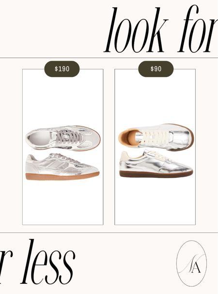 Looks for less | silver sneakers 💿👟

#sneakers #silversneakers

#LTKFindsUnder100 #LTKStyleTip #LTKShoeCrush