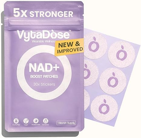 Premium High Dose NAD+ Patches for Women and Men – 5X Stronger - A New Kind of NAD+ Patch for D... | Amazon (US)