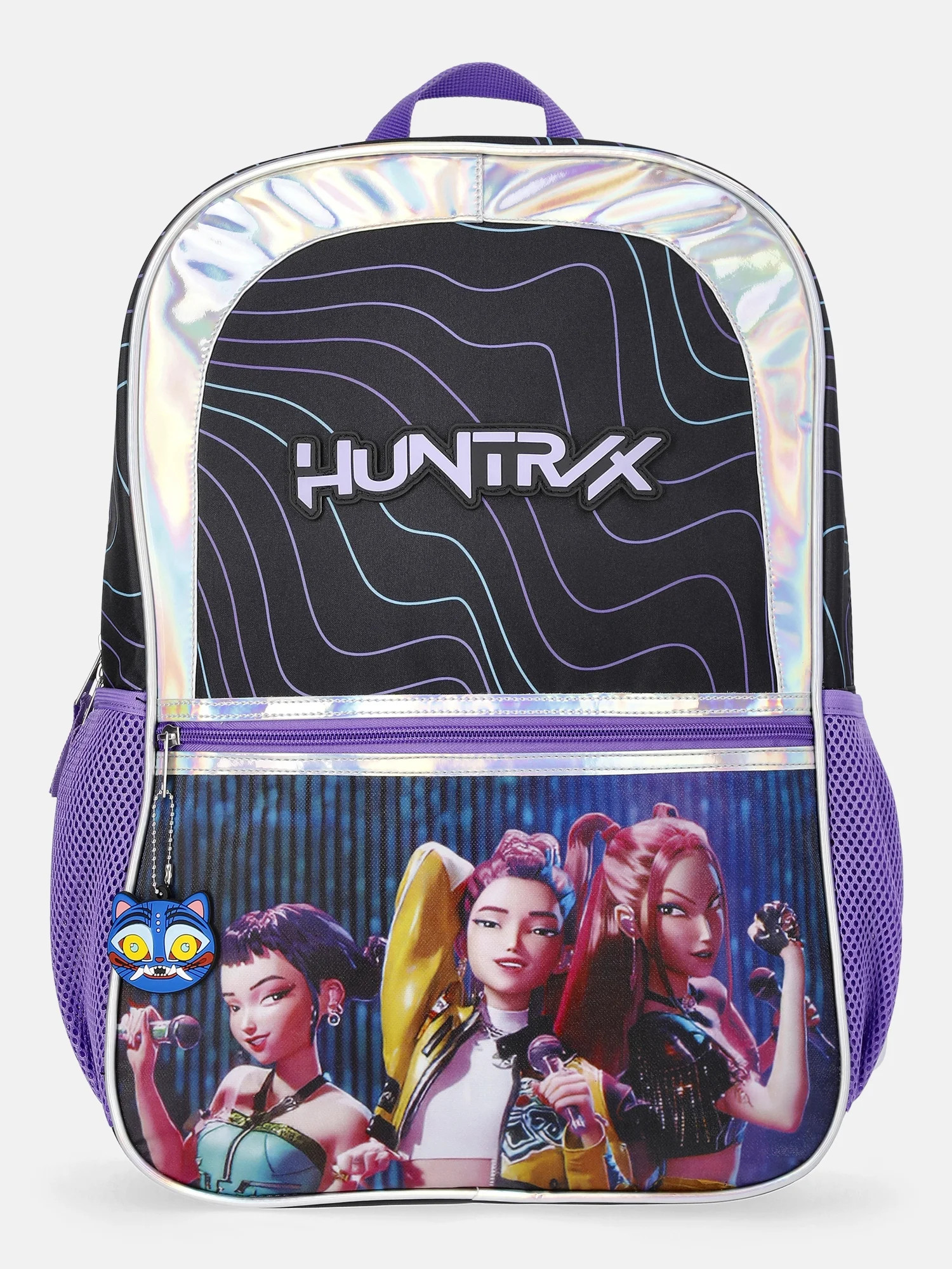 Sony KPop Demon Hunters Girls 17" Huntrix Golden Backpack, Black | Walmart (US)