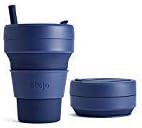 Stojo Collapsible Coffee Cup | Reusable To Go Large Pocket Size Travel Cup – Carnation Pink, 16... | Amazon (US)