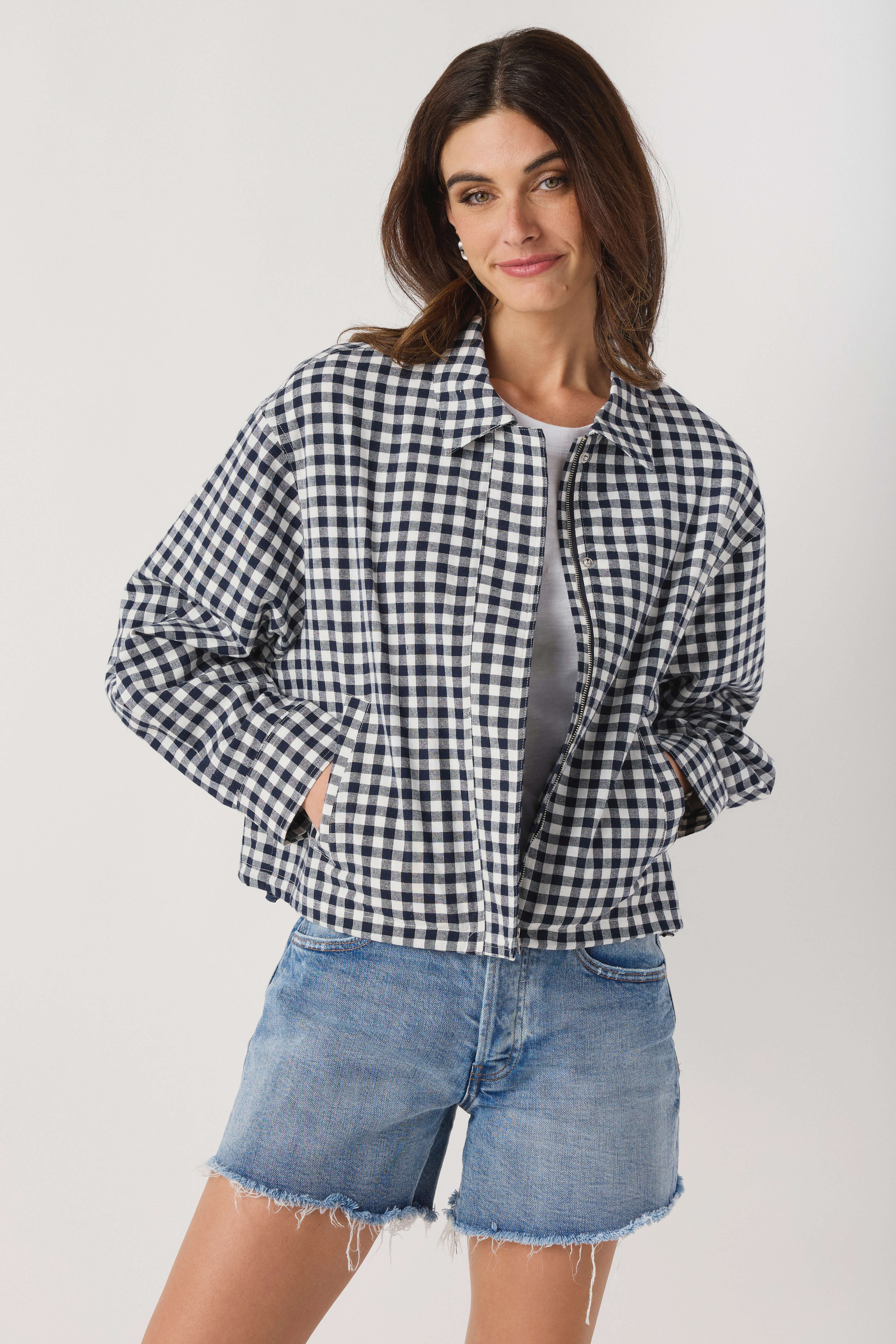Raisonnel Gingham Jacket | Social Threads