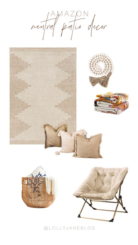 Amazon neutral patio decor! 🤎

Amazon has some fun outdoor home decor options for your patio! These neutral throw pillows will match any theme you’re going for, as well as this cute chair!! This outdoor throw blanket bring out the necessary amount of color as well!! These fun beads are also perfect for a coffee table moment. These baskets can hold your new throw as well 😘🩷

#LTKHome #LTKStyleTip #LTKSeasonal