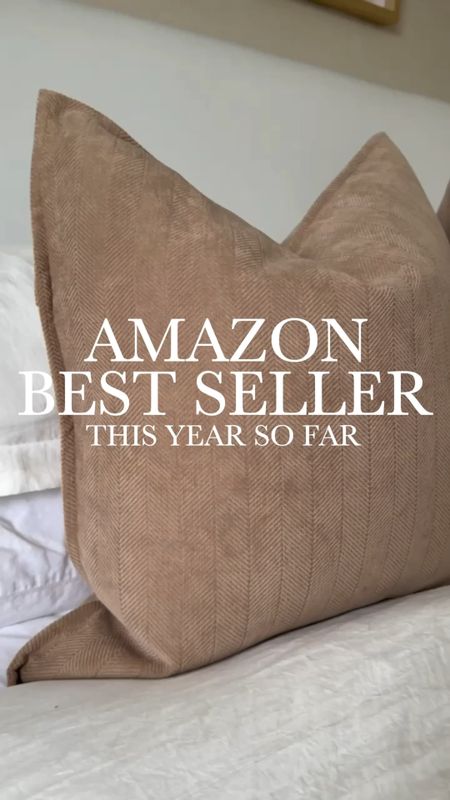 Love the texture on these pillows. They are soft and beautiful. The quality is amazing. Comes in a set of two for an incredible price. So many color options to choose from. Size up on the inserts, linked here too! 
Amazon home decor, affordable home find, bedroom refresh 

#LTKfindsunder50 #LTKhome

#LTKSaleAlert #LTKHome #LTKFindsUnder50