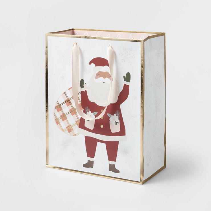 Large Cub Santa Gift Bag - Wondershop&#8482; | Target