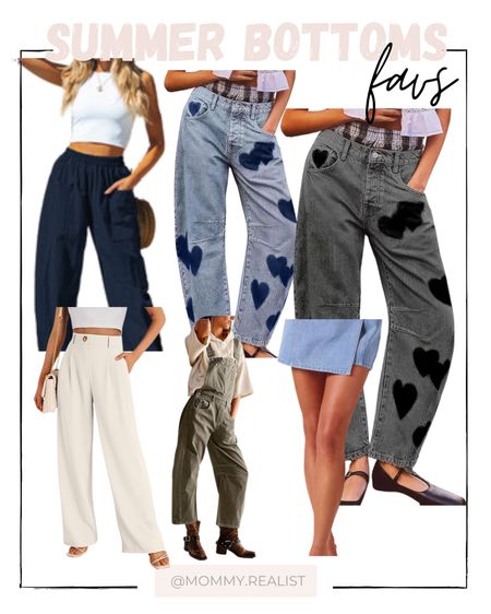 Obsessing over all these bottoms!

True to size 
Note: heart jeans are lower rise and baggy on the legs.

#amazonfinds #cupshe #shoppriceless #summerfinds #summer #outfitideas 

#LTKFindsUnder100 #LTKFindsUnder50 #LTKSaleAlert