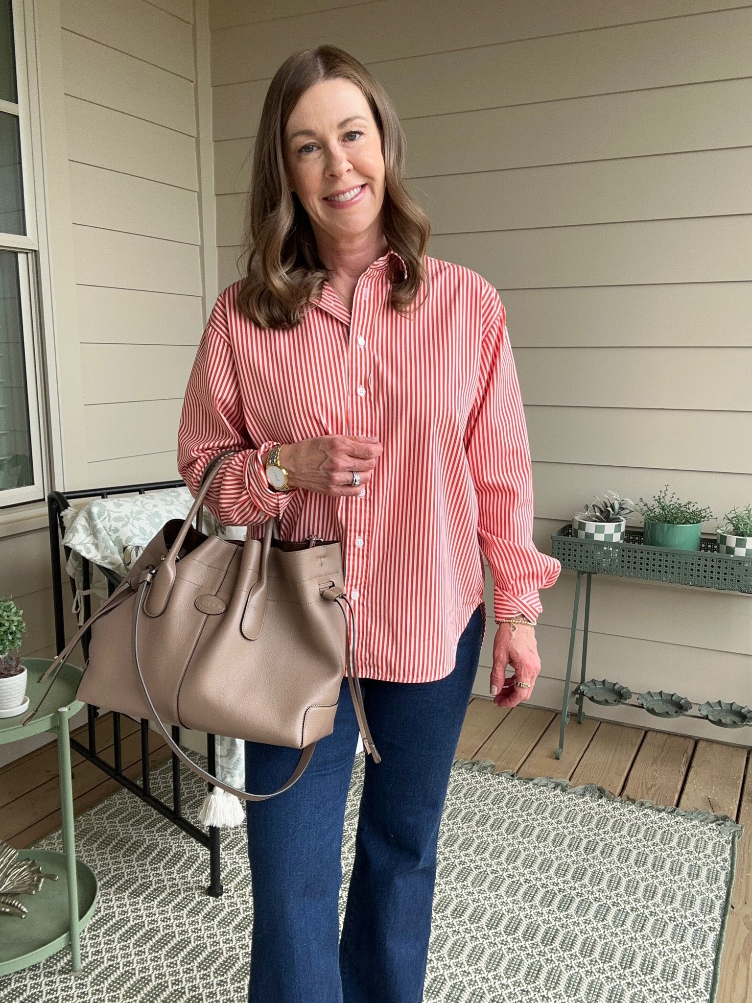 Outfit of the day
Spanx top size small
J Crew jeans TTS
#spanx

#LTKPetite #LTKootd