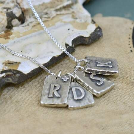 Initialed in Love (Price changes as initials and chain lengths are selected) | Inspiranza