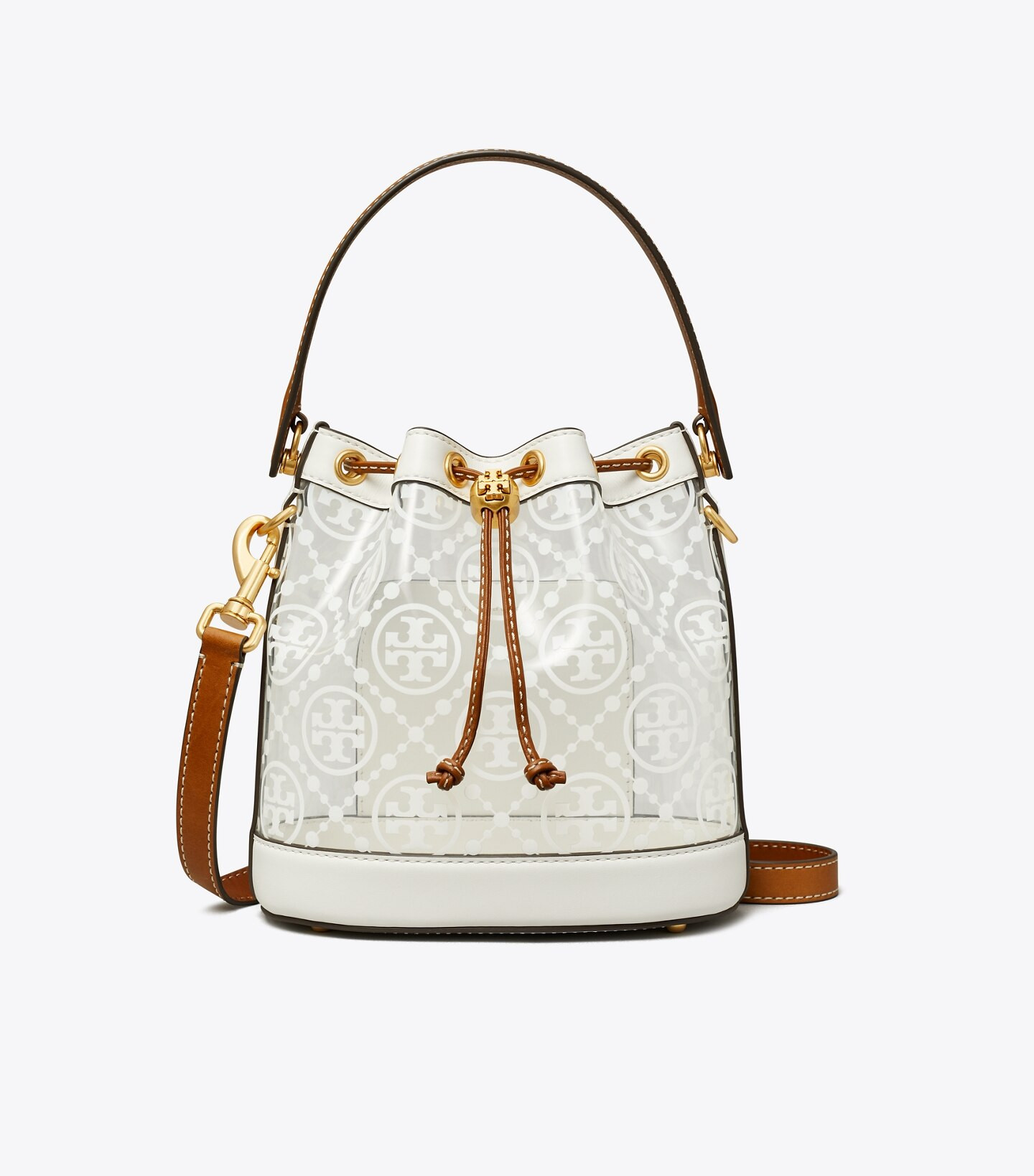 T MONOGRAM CLEAR BUCKET BAG | Tory Burch (US)