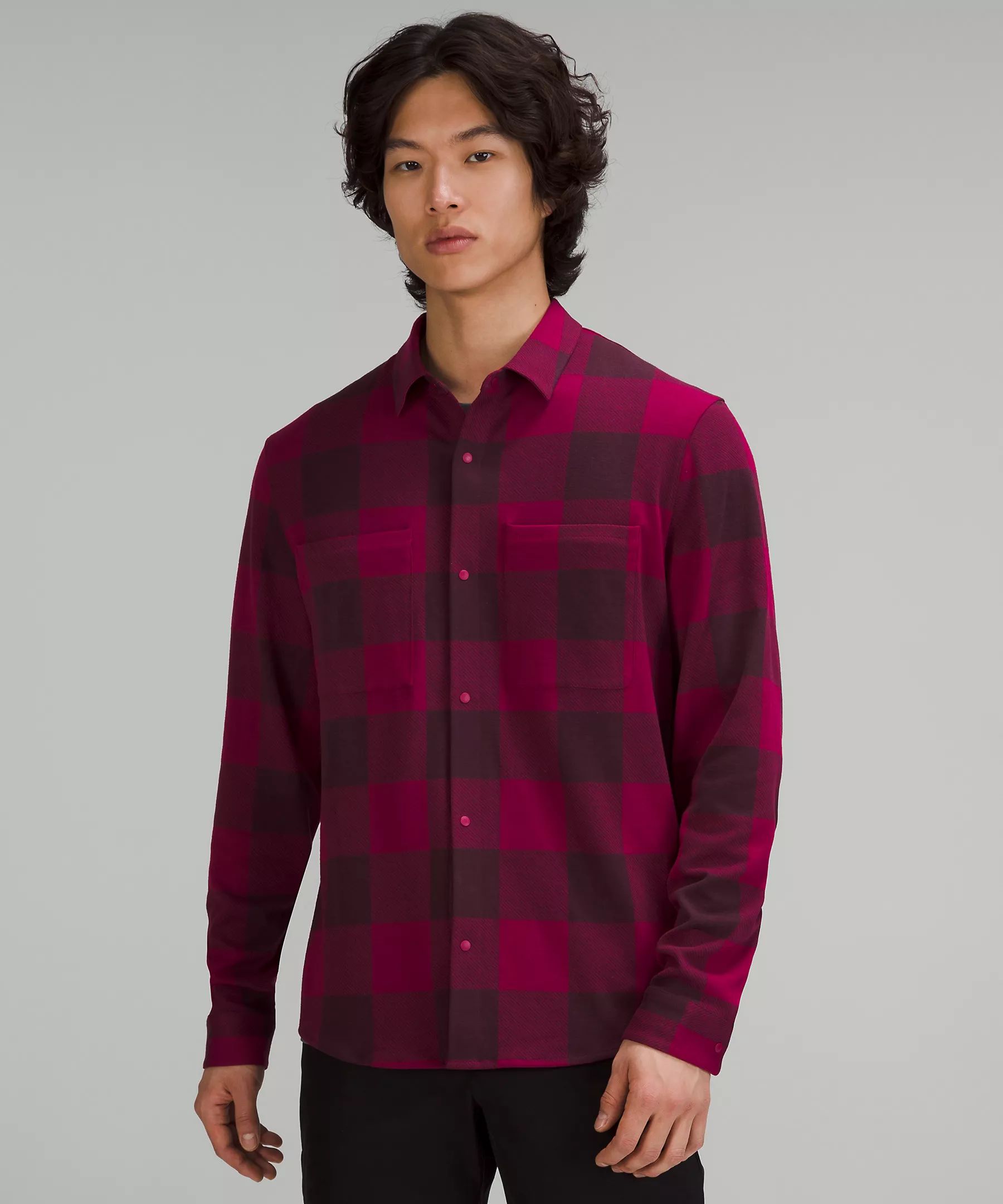 Soft Knit Overshirt | Men's Long Sleeve Shirts | lululemon | Lululemon (US)