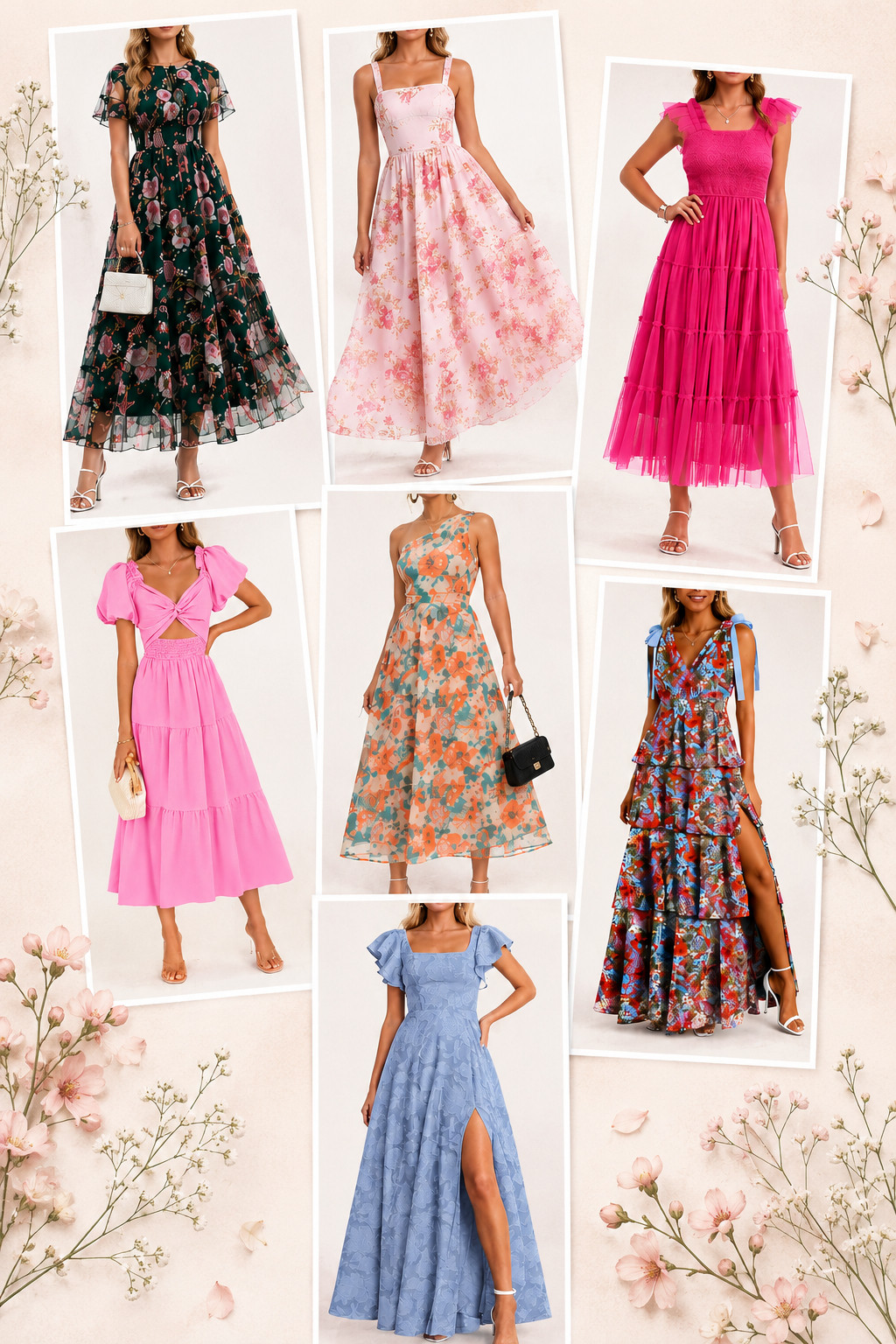 Wedding season is officially here 💐 I rounded up seven romantic wedding guest dresses I'd actually wear—from dreamy florals to statement pinks and flowy maxis. Whether you're headed to a garden ceremony, winery, beach wedding, or formal reception, there's something here for every dress code. ✨ Which one are you picking?


#LTKWedding #WeddingGuestDress #WeddingGuestStyle #FloralDress #MaxiDress #WeddingSeason #RomanticStyle #SummerStyle #FallWedding #LTKFashion #DressInspiration #WeddingOutfit 

 #LTKgrwm #LTKMidsize #LTKWedding