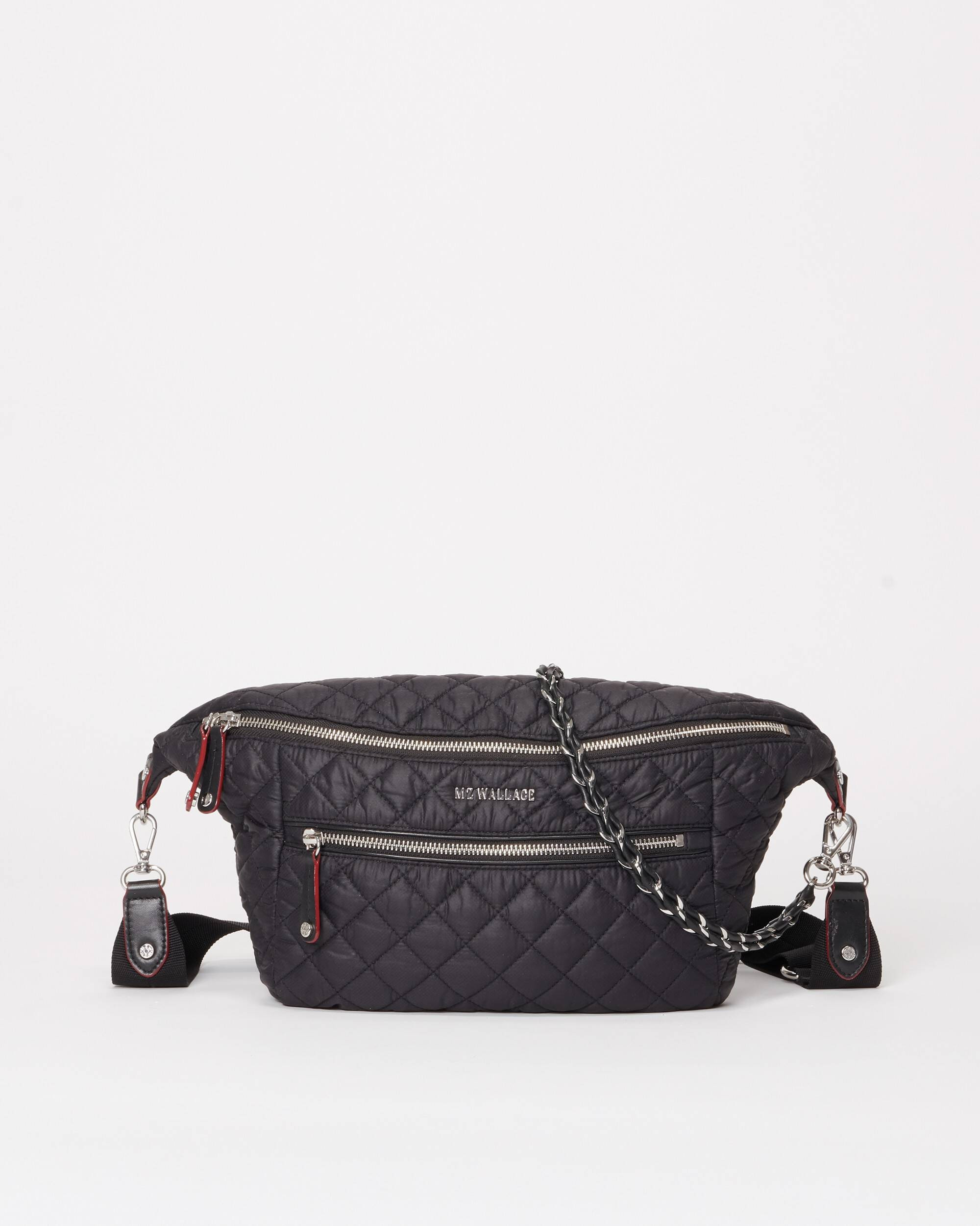 Black Rec Crossbody Sling Bag | MZ Wallace