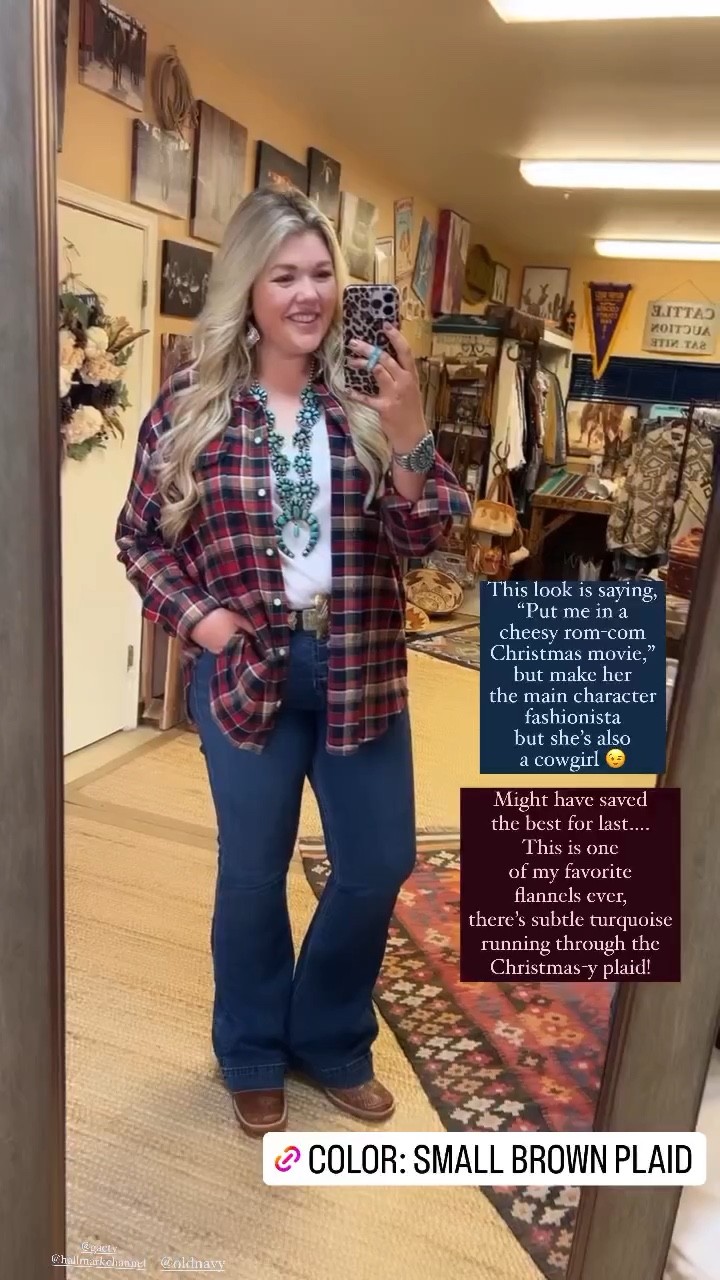 The perfect flannel for tall gals! Comes in tall and curvy friendly sizing, very affordable, oversized boyfriend fit. Wearing my true XXL Tall here. Great sleeve length, full booty and front coverage! If you’re shorter than 6’ I’d say go with regular sizes instead of Tall. Also would say size down if you want a more fitted look. Color is “small brown plaid"
#ltktall #tallgirlfashion #curvygirlstyle

#LTKunder50 #LTKcurves