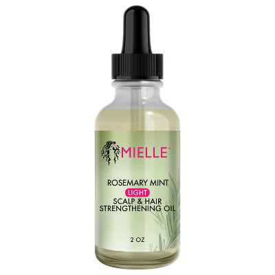 Mielle Organics Rosemary Mint Light Scalp & Hair Strengthening Oil - 2 fl oz | Target
