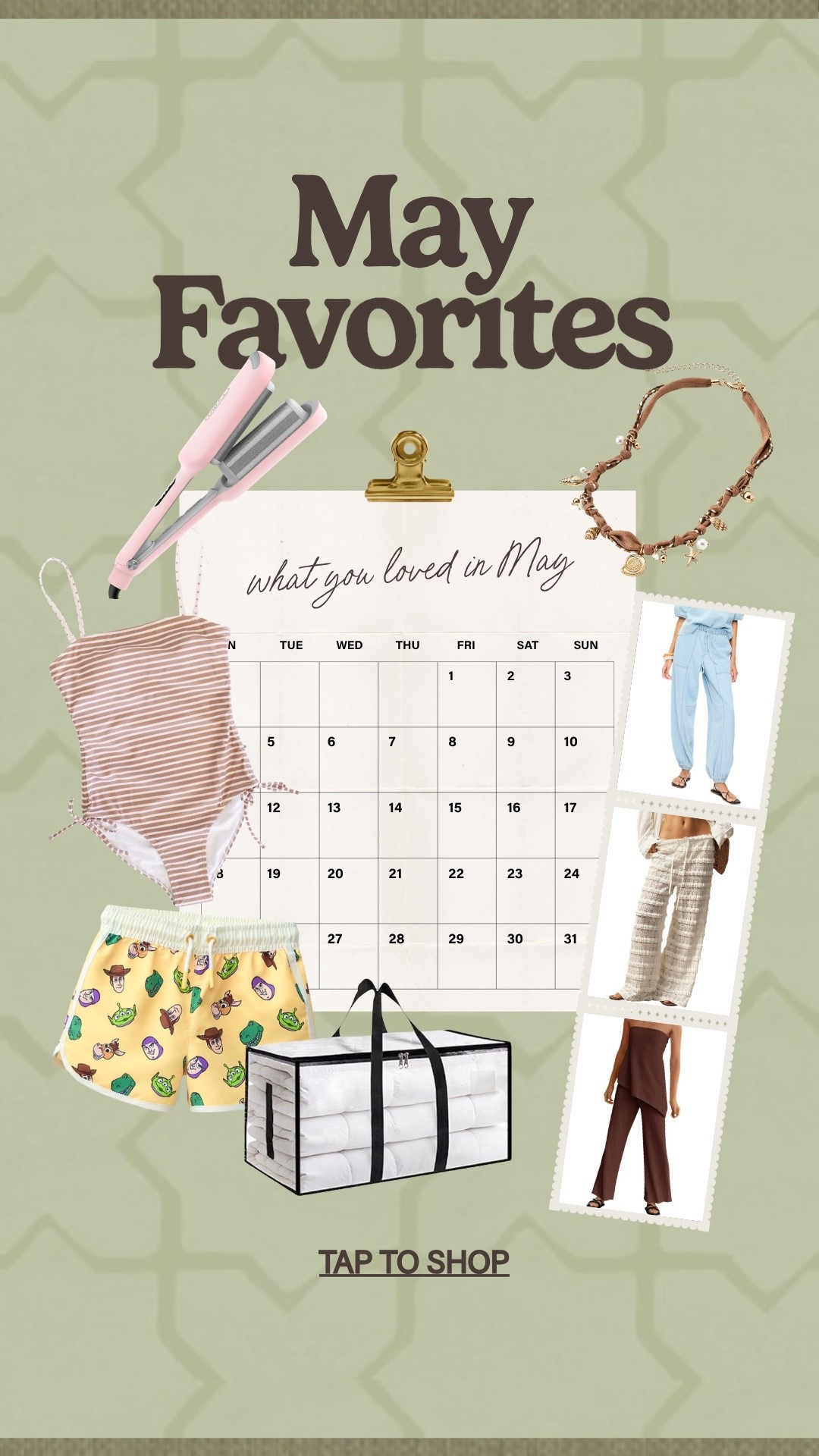 May Favorites // Hair Crimper // Fashion Favorites // Home Favorites