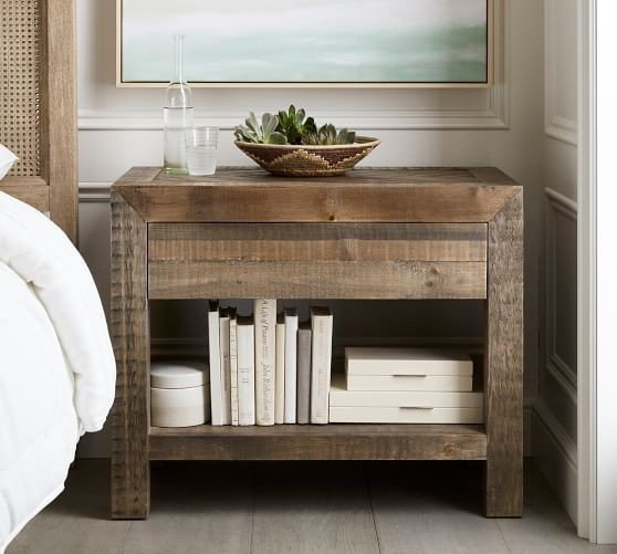 Hensley Reclaimed Wood Nightstand | Pottery Barn (US)