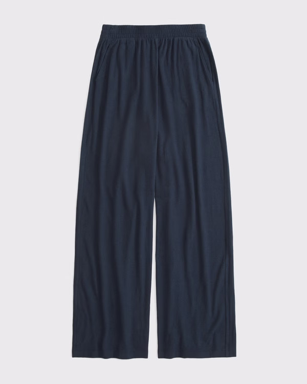 Lounge Brushed Wide Leg Sweatpant | Abercrombie & Fitch (US)