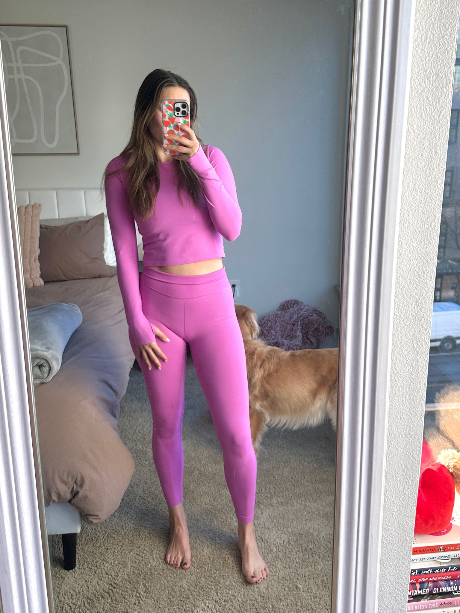 this color is so freaking cute. I cannot get over it 🤭🩷✨ #fabletics 

#LTKActive #LTKFitness