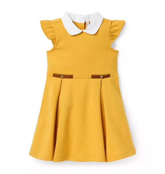 Flutter Sleeve Ponte Dress | Janie and Jack
