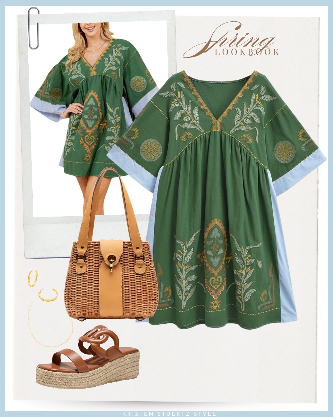 An affordable Tnuck inspired dress for spring. This mini dress is giving Tnuck vibes at a super affordable price! I’ve paired it with platform sandals and a neutral Frances Valentine basket bag.

#spring outfits #resort wear 2026 #ltkshoecrush

@ltk 

#LTKootd #LTKTall #LTKOver40