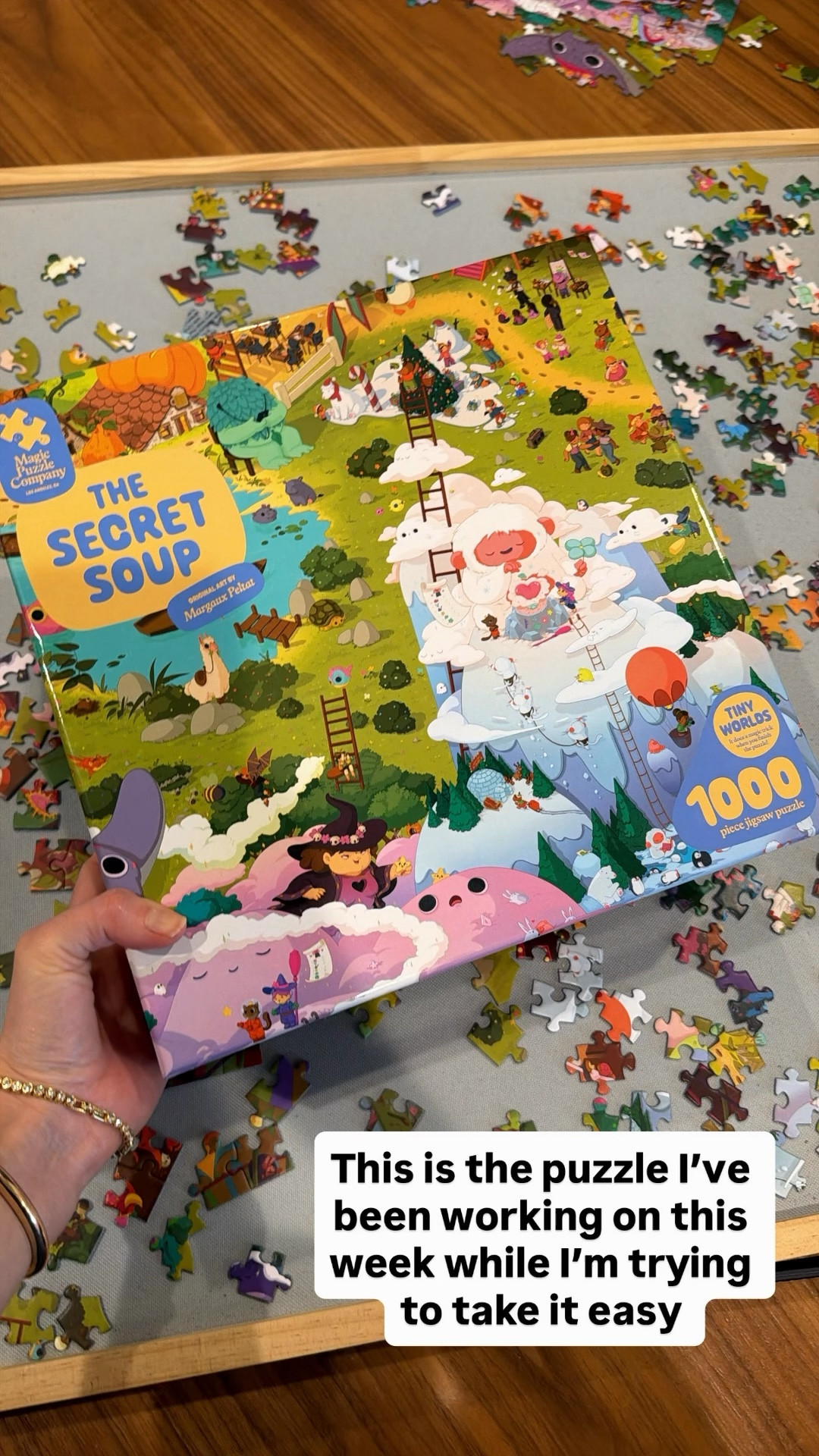 I love a Magic Puzzle and this is the one we’re working on right now at my house! 

