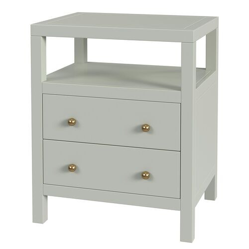 Charlie 2-Drawer Nightstand | One Kings Lane