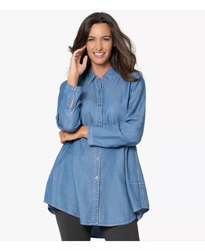 Stella Carakasi Women's Prime Time Tunic In Denim - Macy's | Macy's