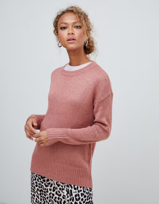 New Look sweater in pink | ASOS US