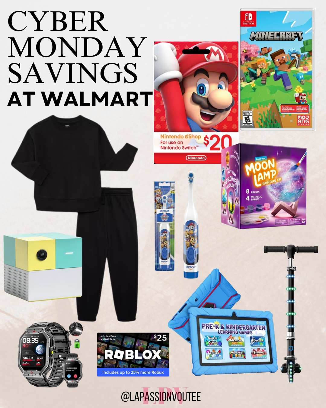 Cyber Monday savings at Walmart are here and they’re so good! Perfect timing to grab a few gifts, pick up essentials, or just treat your kids while prices are low. The deals feel extra sweet today, so it’s the best moment to jump in and shop 🤍🔥

#LTKCyberWeek #LTKGiftGuide #LTKKids