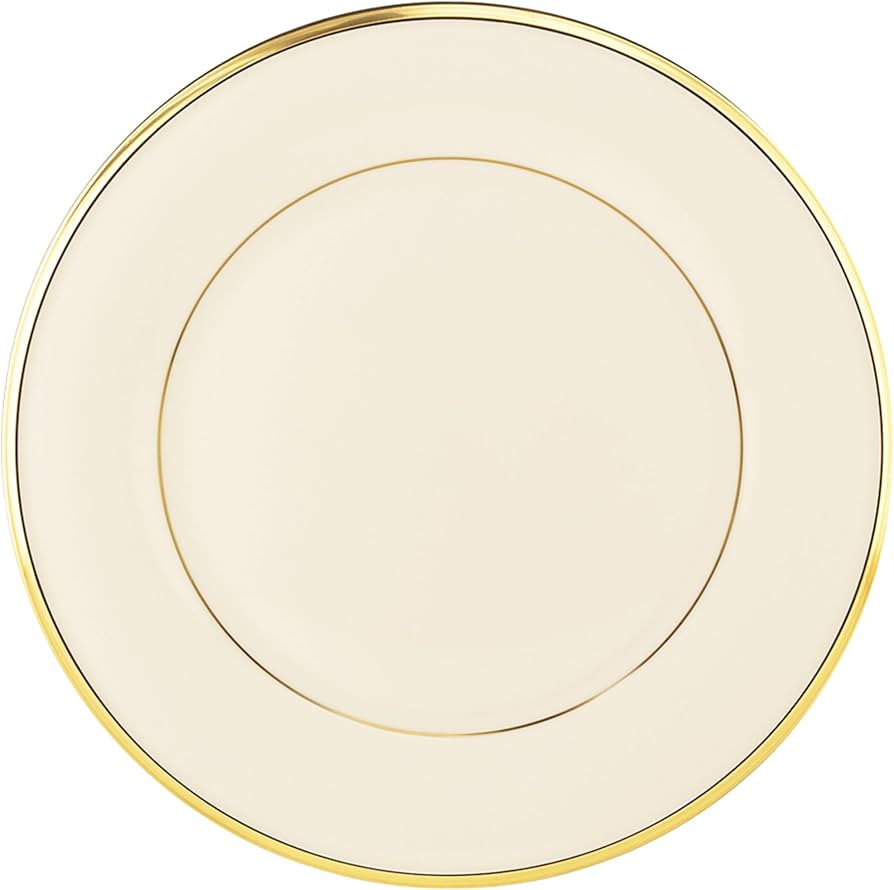 Lenox Eternal Gold Banded Ivory China Dinner Plate - | Amazon (US)