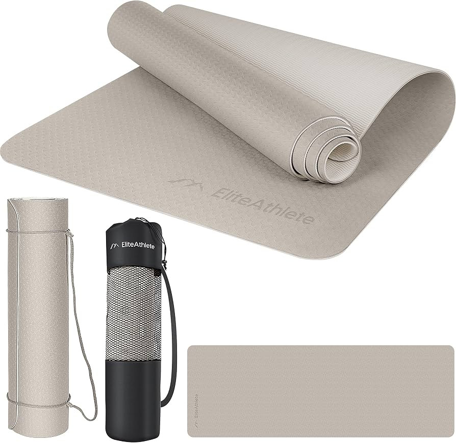 EliteAthlete Yogamatte - Sportmatte - Fitnessmatte - Gymnastikmatte gepolstert & rutschfest für ... | Amazon (DE)