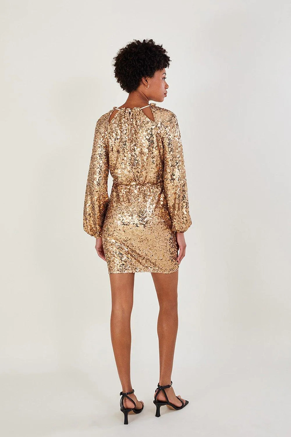 'Leslie' Sequin Short Dress | Debenhams UK