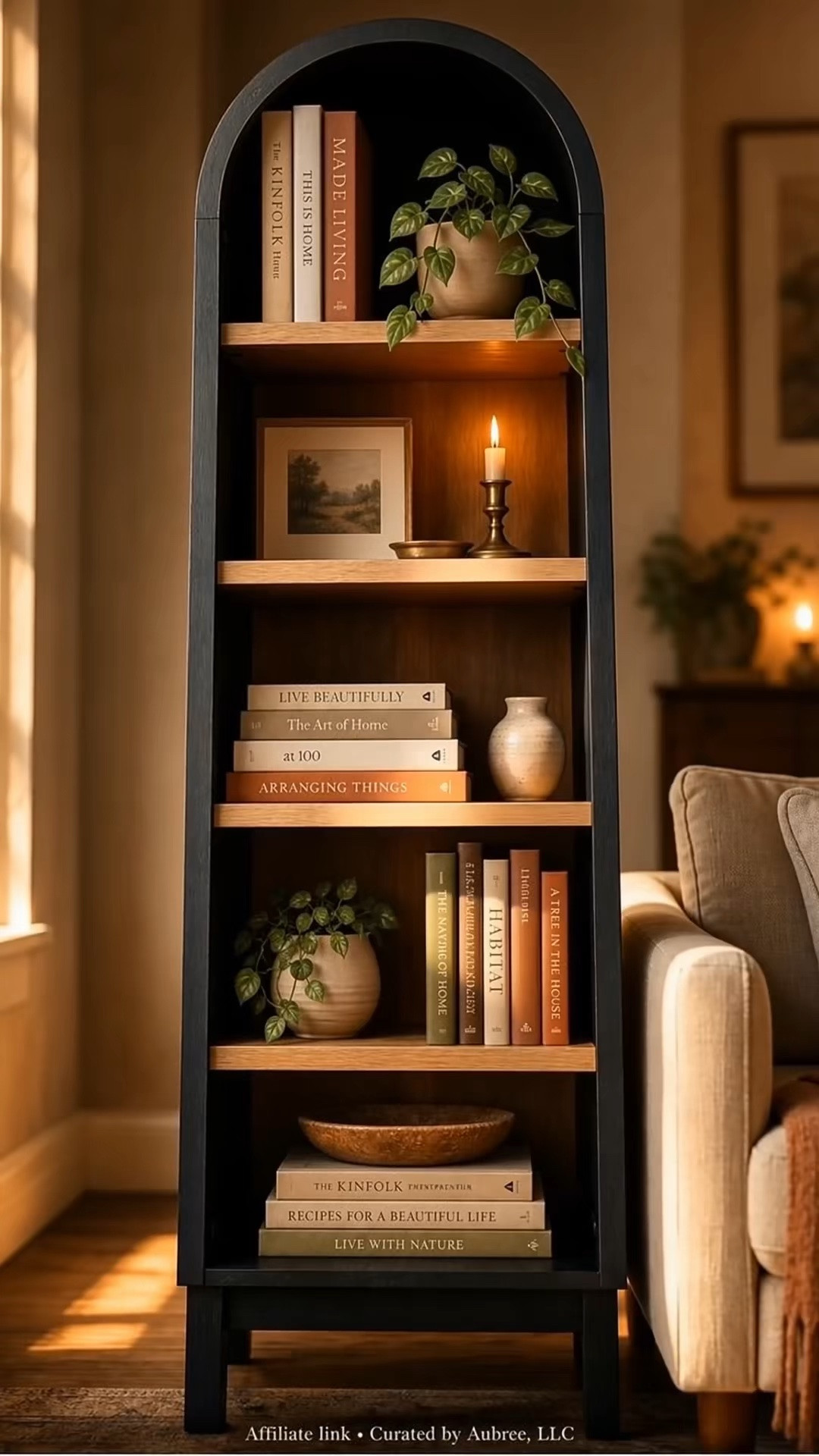 ✨ This bookcase stopped me in my tracks at Walmart — and for only $182?! It's giving boutique for a fraction of the price. 🖤

#CuratedByAubree #HomeDecorFinds #WalmartFinds #BetterHomesAndGardens #ArchBookcase #