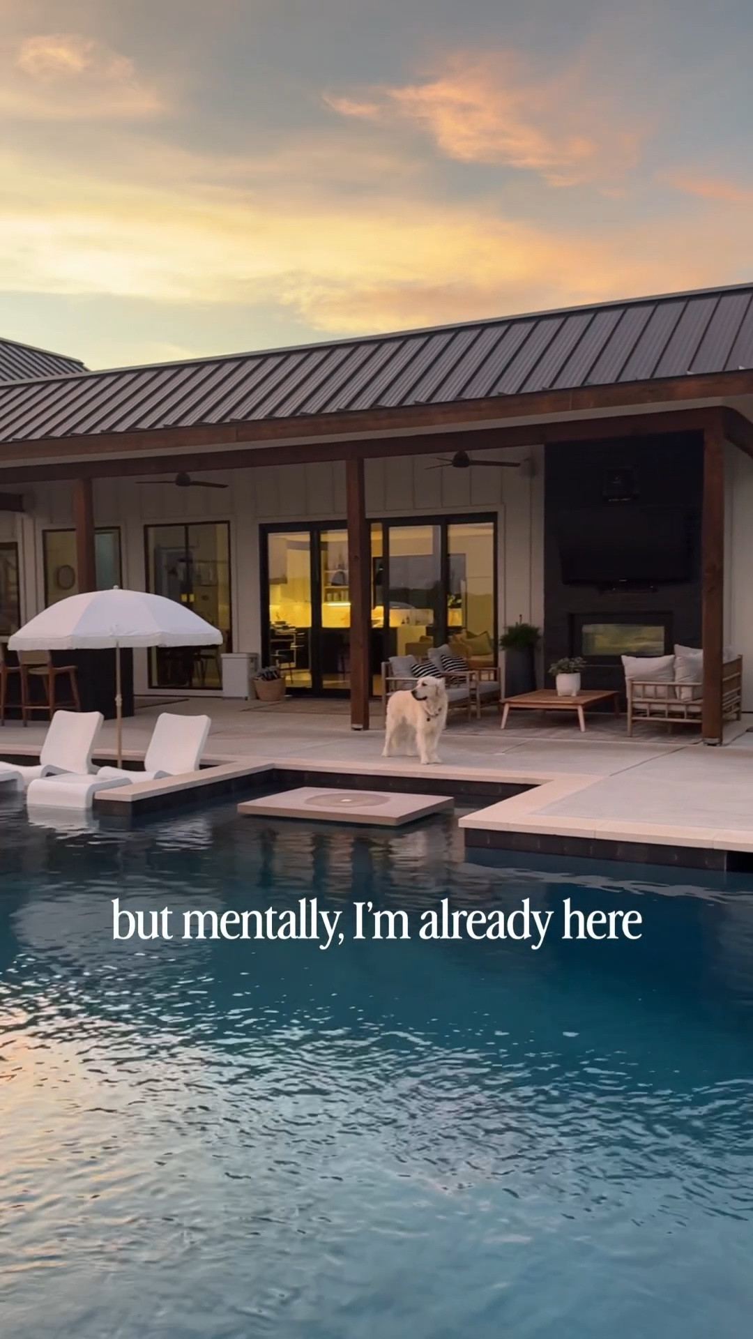 Summertime at home just hits different when the patio is set up right. ☀️ This space is our go-to for slow mornings, pool afternoons, and long summer nights around the fire.

We styled it with Hati home barstools at the outdoor kitchen, our Article sectional + conversation set for comfortable, modern outdoor seating, Tupelo Goods pool loungers and fire pit chairs for that resort-style vibe, and finished it off with affordable Amazon patio umbrellas for shade and function.

It’s the perfect mix of modern outdoor furniture, durable patio seating, and cozy gathering spaces that make hosting effortless all summer long.

outdoor patio furniture, summer patio decor, backyard oasis, poolside loungers, fire pit seating, modern outdoor sectional, outdoor conversation set, patio barstools, backyard entertaining, outdoor living space, patio umbrellas, summer hosting essentials, outdoor entertaining ideas, poolside decor, resort style backyard, warm weather home 

#LTKSaleAlert #LTKHome #LTKdayinmylife