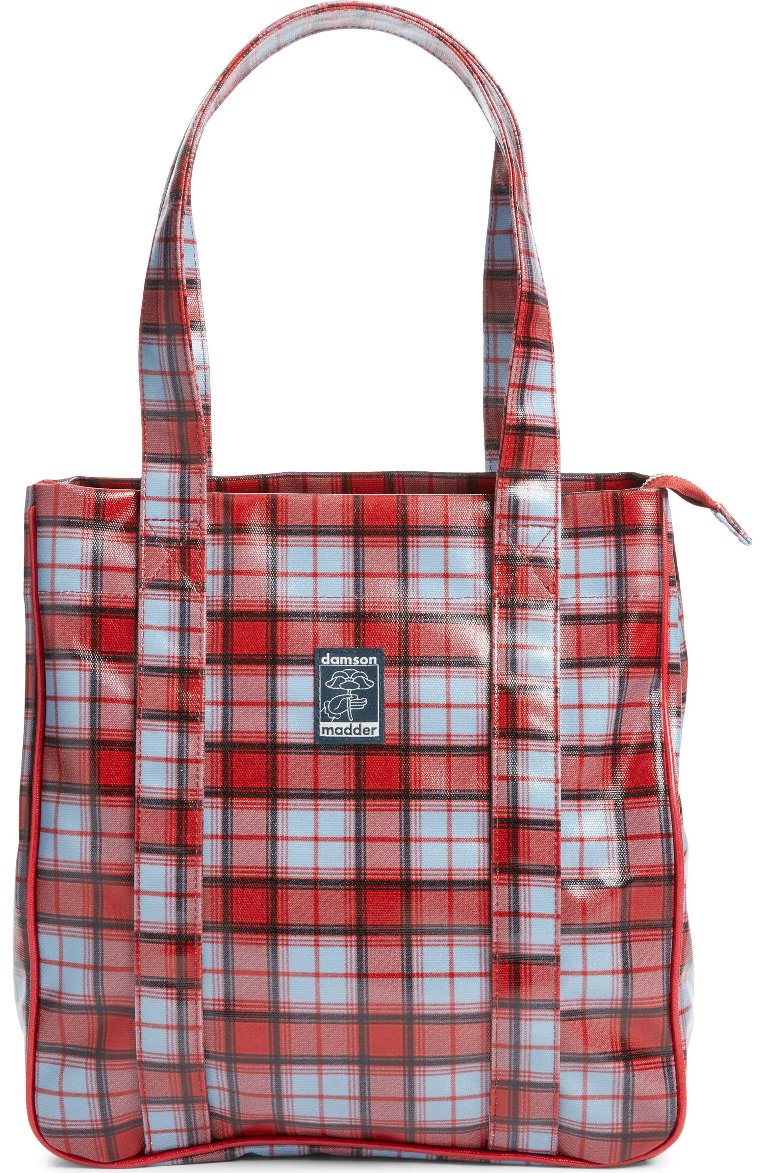 Blue Fog Check Tote | Nordstrom