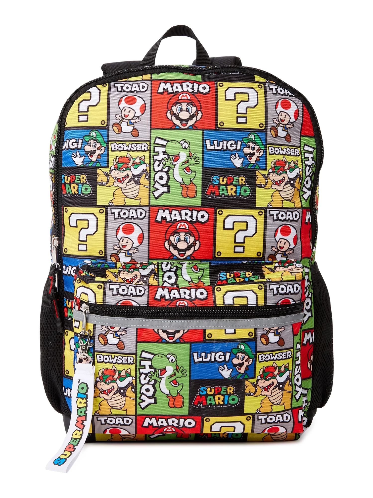 Nintendo Super Mario Bros. Kids’ Backpack Character All Over Print Multi-Color | Walmart (US)