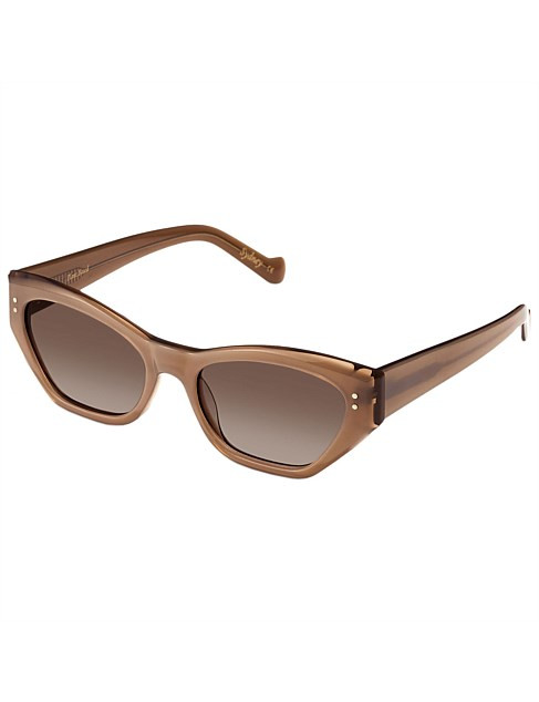 Luv Lou the Sydney Neutral Cat-eye Sunglasses | David Jones | David Jones (Australia & New Zealand)