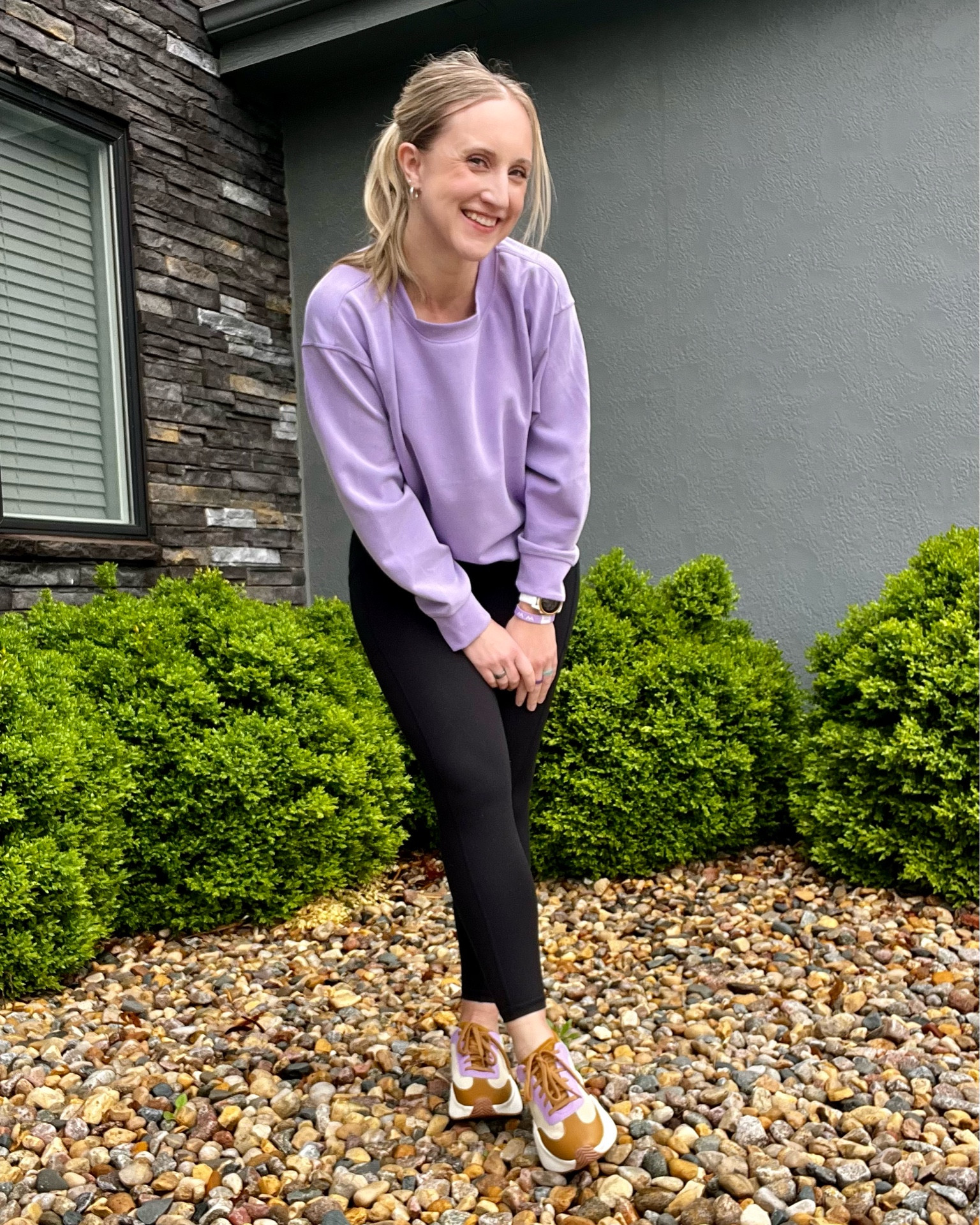 Casual Friday for a gloomy, stormy day! At least these bright colors are adding some joy to the day! I’ve linked a very similar sweatshirt (love the sandwash) and the leggings are my very favorite staple, but the shoes are the star of the show! Fun AND waterproof - the perfect rainy day footwear!

Leggings - size small
Shoes - 8.5 (I usually get 9 in Sorel boots)

#LTKover40 #LTKmidsize #LTKshoecrush