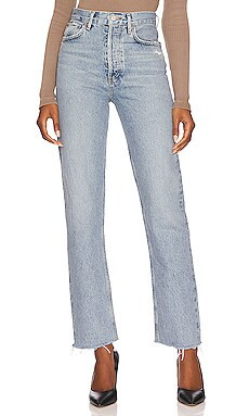 AGOLDE 90's Pinch Waist in Ruminate from Revolve.com | Revolve Clothing (Global)