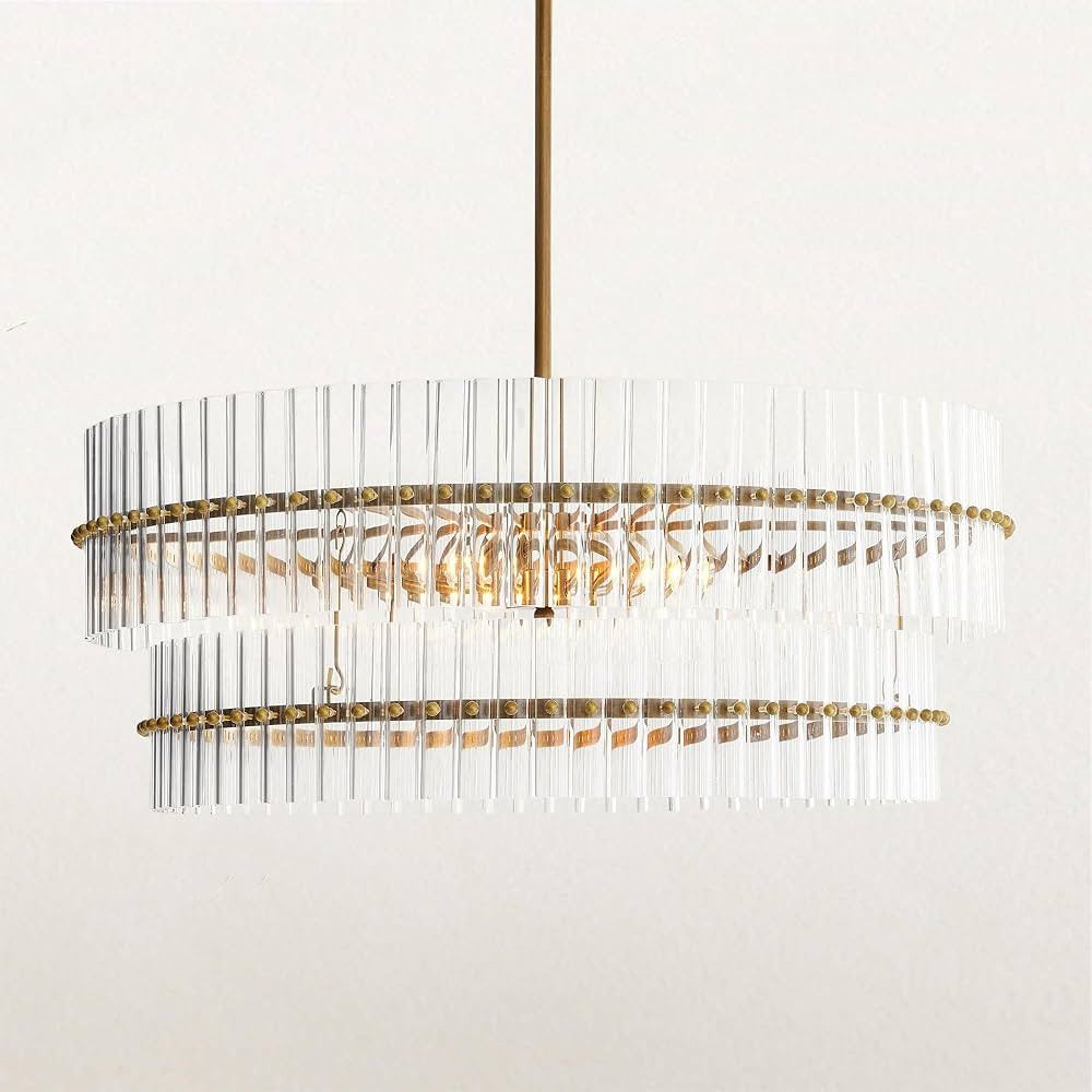 Crystal Round Chandelier, Mallory Crystal Round Chandelier | Amazon (US)