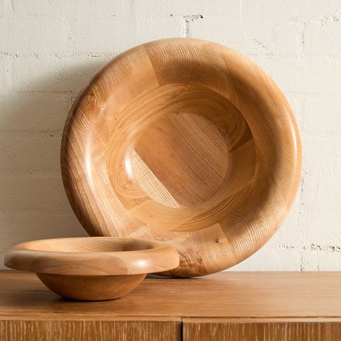 Wood Bubble Rim Bowls | West Elm (US)