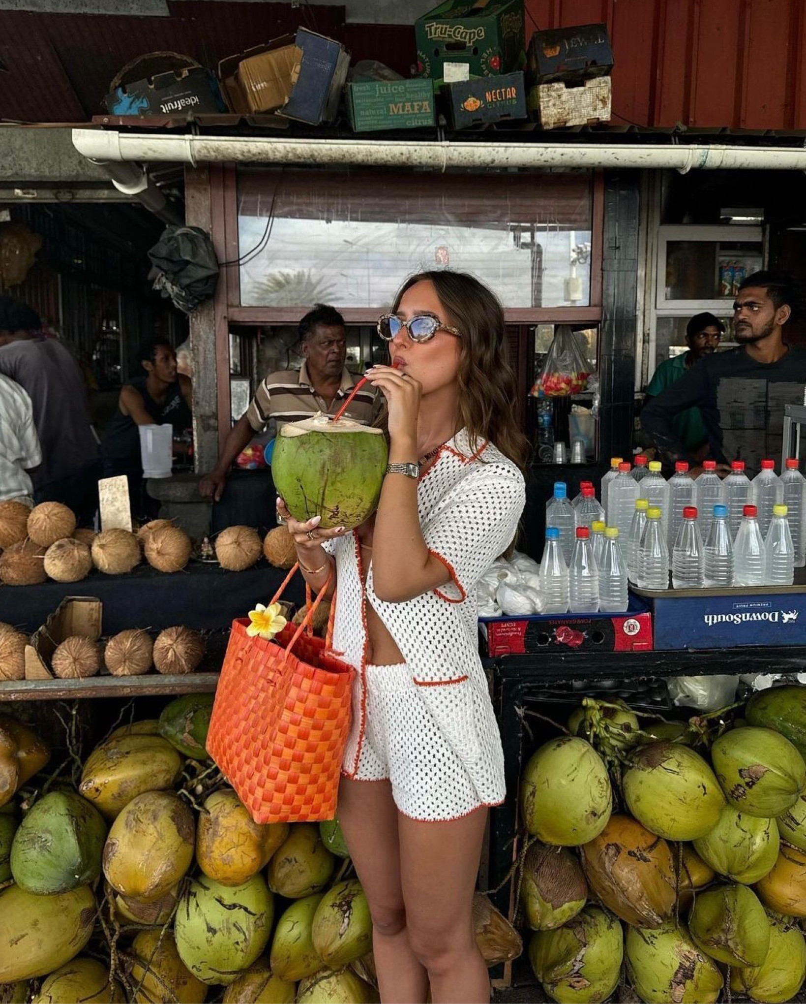 Free people, Mango, Anthropologie, summer outfit, holiday outfit, beach outfit, crochet co-ord, crochet shirt, crochet shorts, woven bag, straw bag, summer outfits, beach outfits, holiday outfits

#LTKstyletip #LTKeurope #LTKsummer